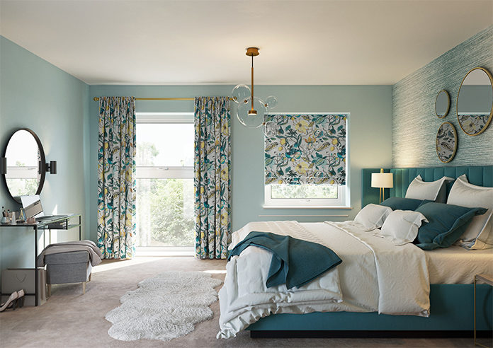 Morton, Teal - Made to Measure Curtains - Image 13